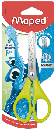Tijera escolar Maped 13 cm punta roma