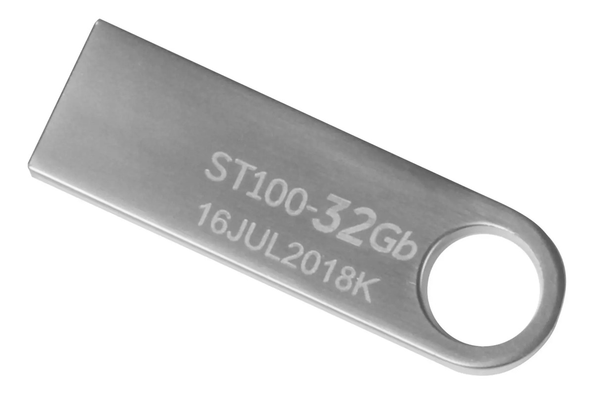 Memoria USB 32GB Conexión Tipo A 2.0 de Metal para PC, Laptop StylosTech