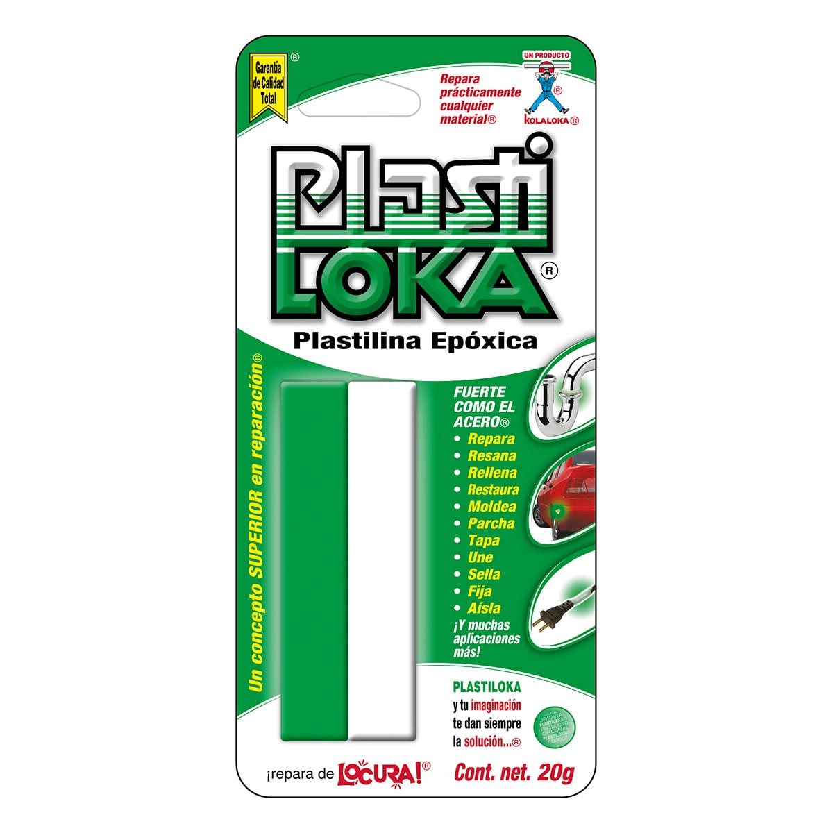 Plastiloka kola loka 20 g verde