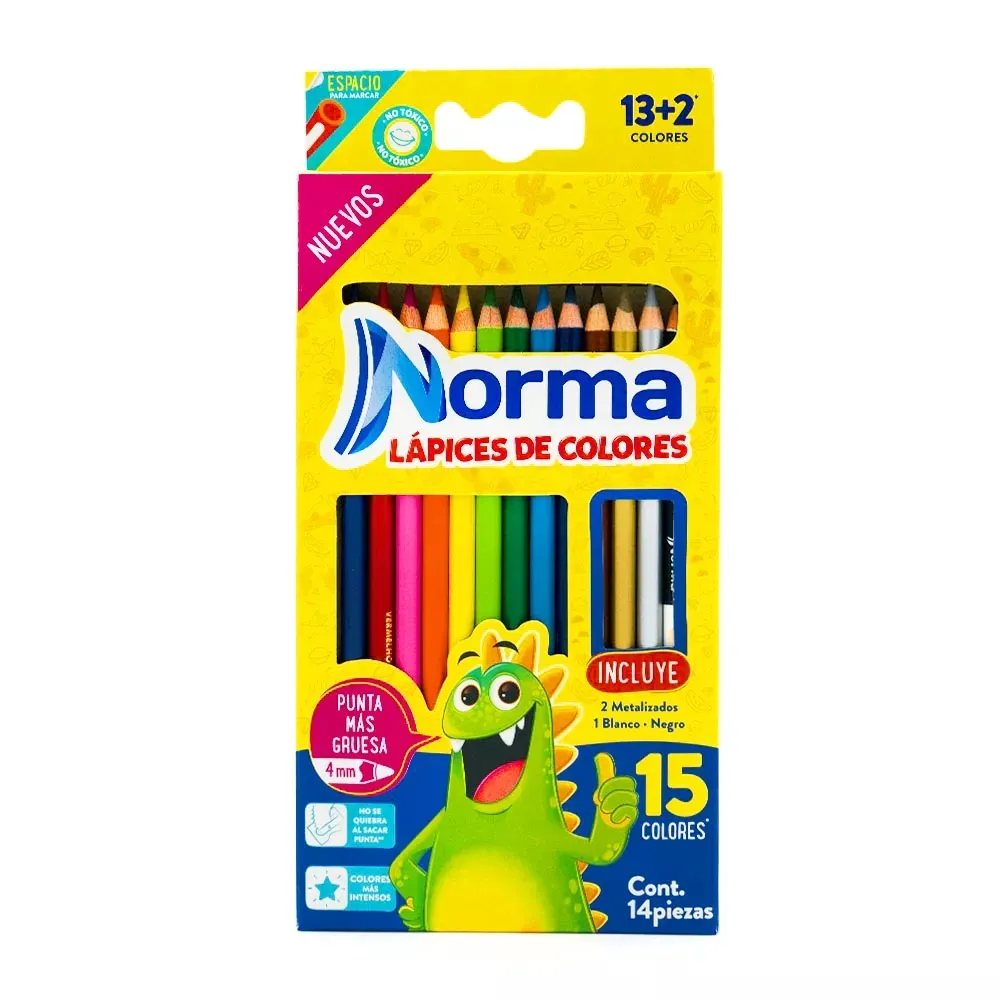 Colores Norma c/13 +2 colores