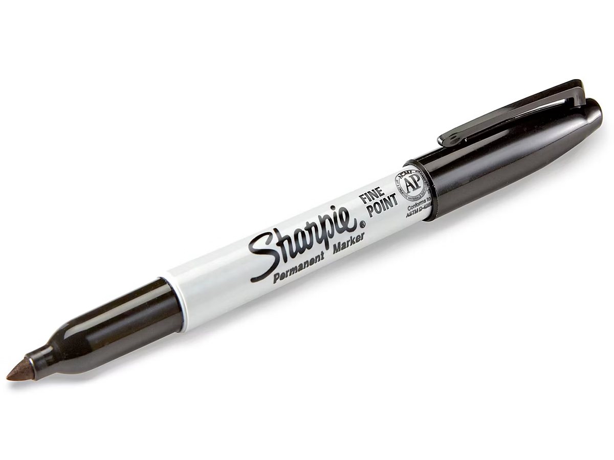 Marcador permanente sharpie negro