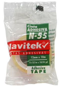 Cinta adhesiva Navitek 12mm x 10 m
