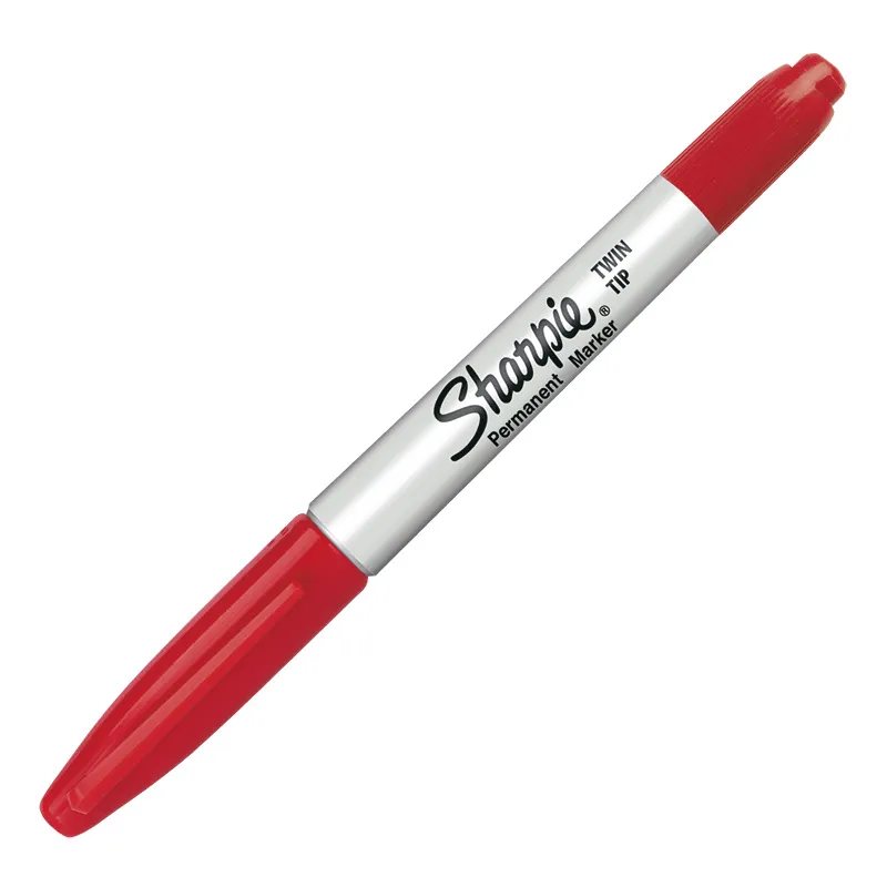 Marcador permanente sharpie rojo
