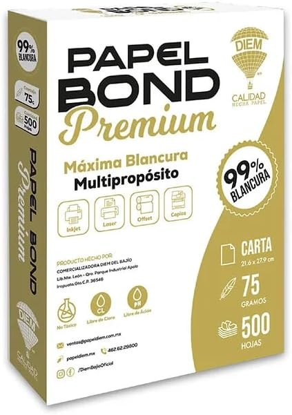 Hojas Blancas t/Carta