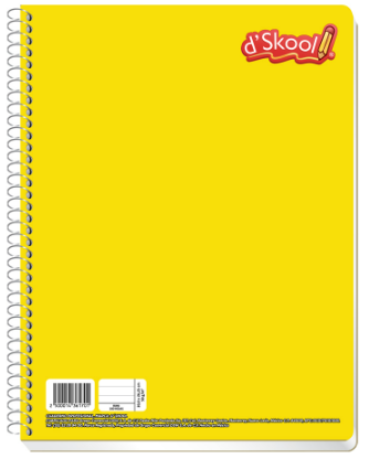 Cuaderno Profesional d'Skool Liso Raya 100 Hojas