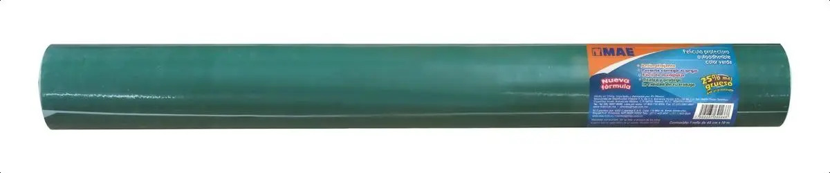 Papel Autoadherible Verde MAE 10m x 45cm Mate Madera Metal