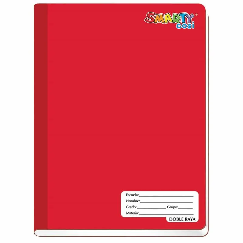 Cuaderno cosido doble raya smarty 100