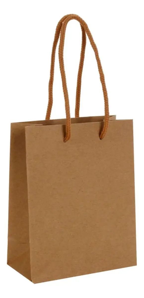 Bolsa kraft chica 20x15x6