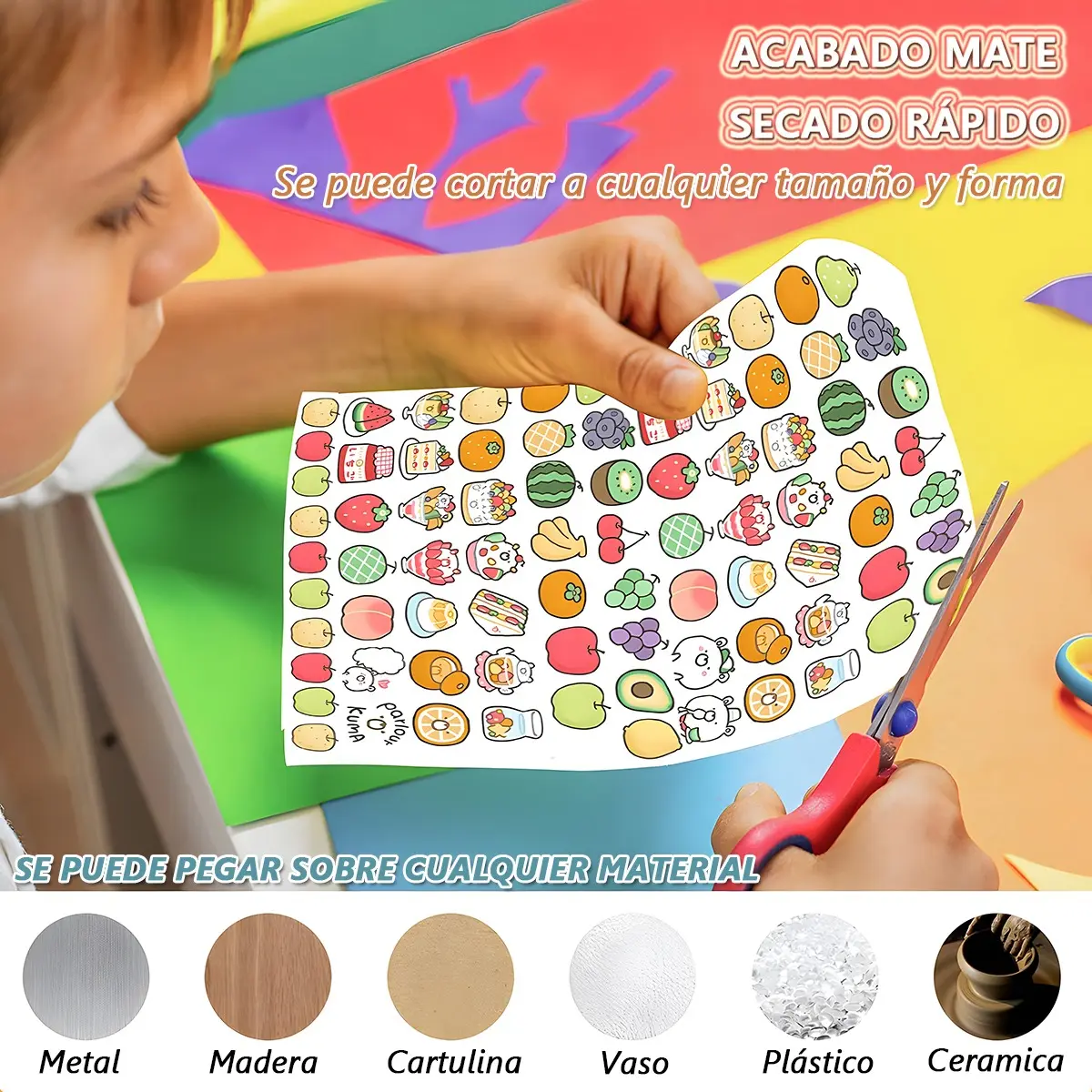 Papel adhesivo a4 para etiquetas