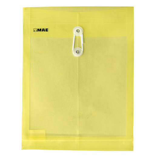 Sobre plastico carta mae amarillo