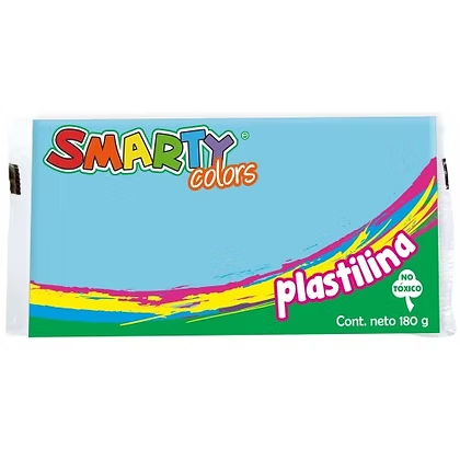 Plastilina barra smarty azul pastel