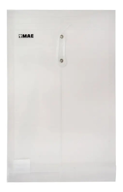 Sobre plastico mae t/c vertical transparente