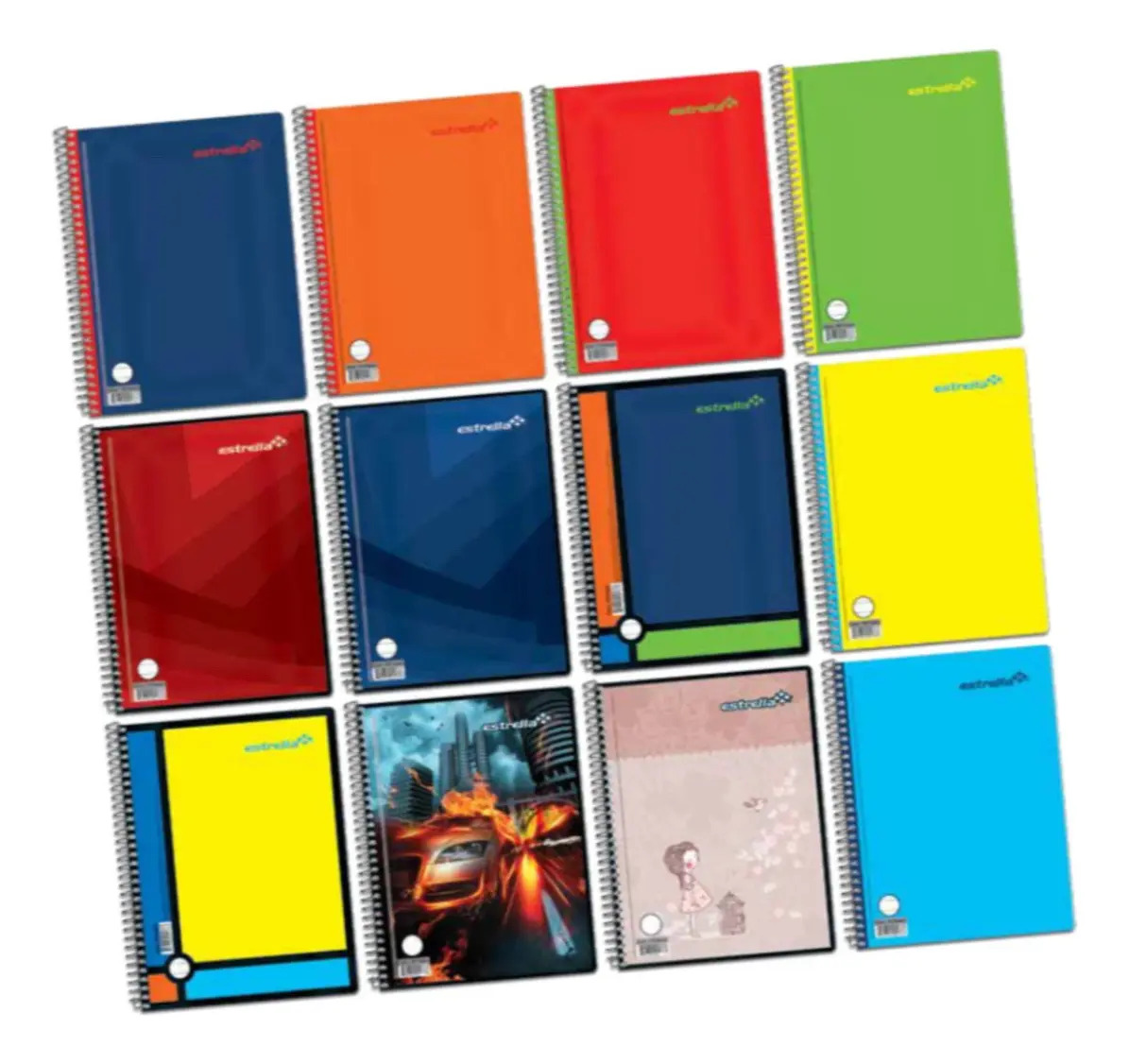 Cuaderno frances Estrella raya 100 hojas