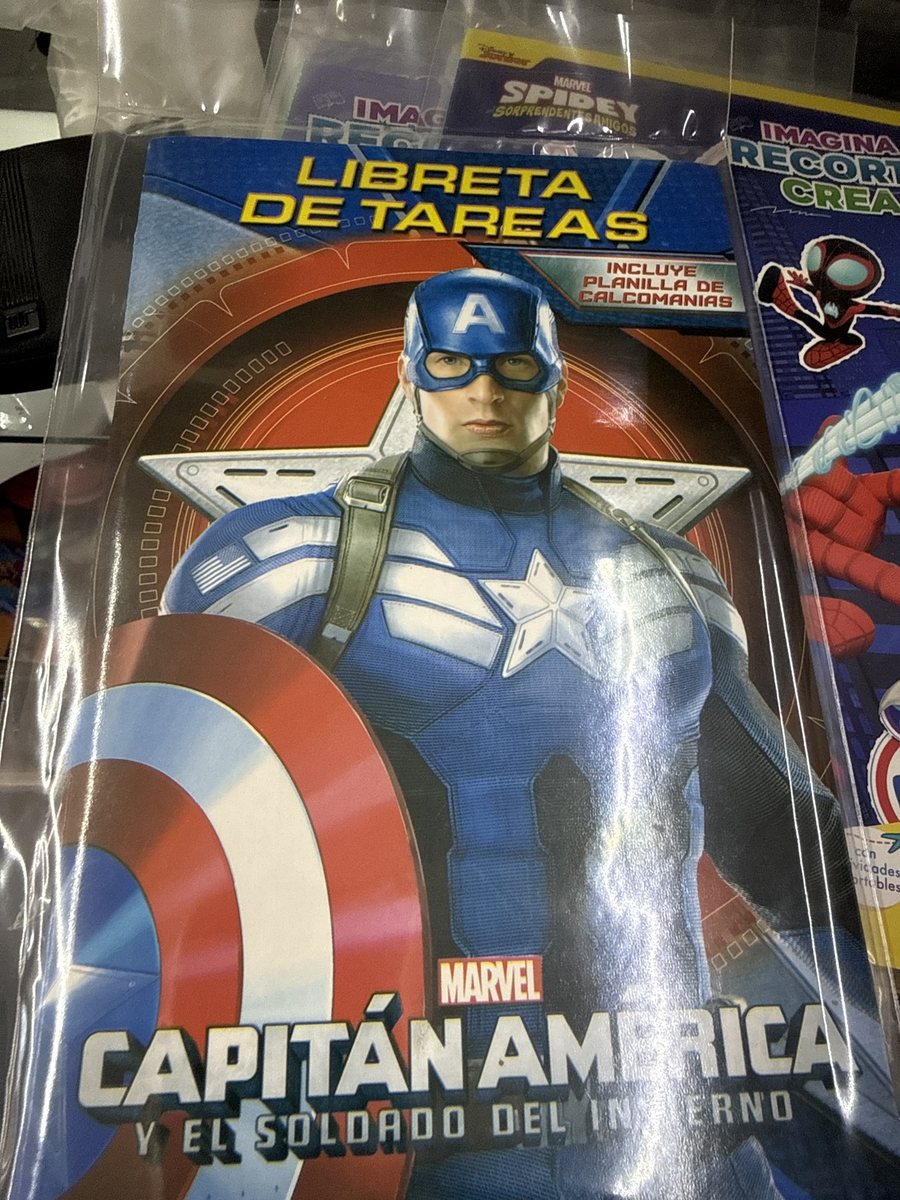 Libreta de tareas granmark capitan america