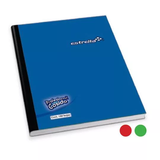 Cuaderno profesional estrella cosido c-7 100 h 0543