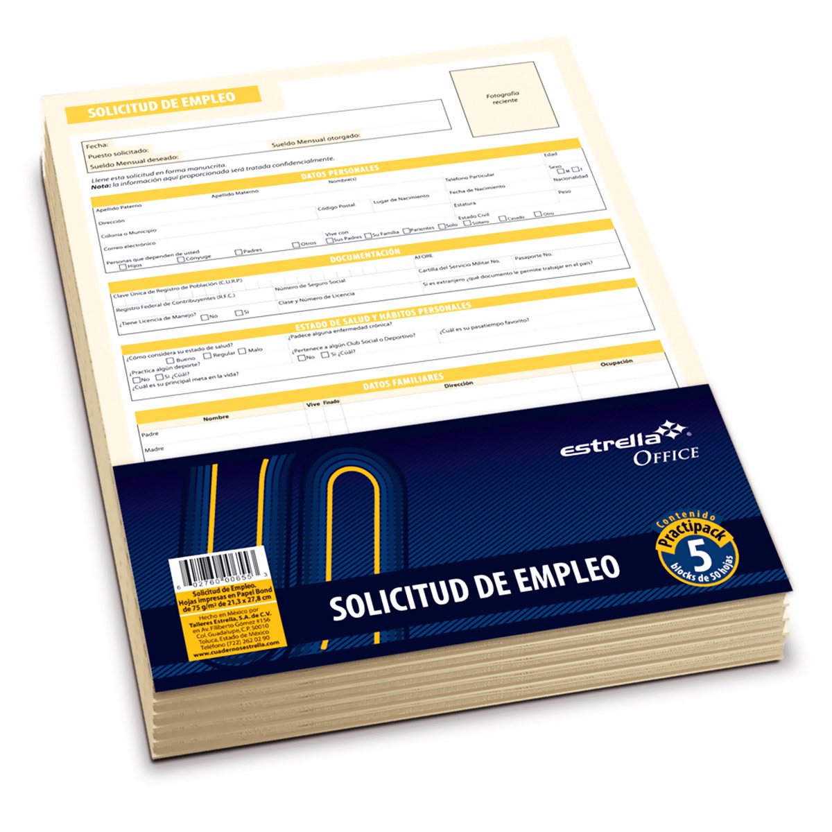 Solicitud de empleo estrella